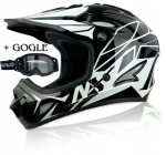 Nx kiivri + prillide komplekt Downhill Nx Extreme, suurus S | Jalgrattakiiver | Kerge, 900g