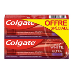 Colgate max white ultra multiprotection bright white hambapasta, &otilde;rn emailile, 2 x 75 ml