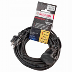 Kummist pikendusjuhe ehitusele aeda t&ouml;&ouml;kotta 3x1mm 15m Schmith