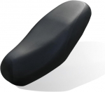 Kkvogmle universaalne mootorratta istmekate, veekindel, must rolleristmekate, pu nahk, elastne mootorratta istmekate, mootorratta tolmukaitse velcro kinnitusega mootorrattale, 80 x 60
