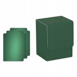 Card Deck Box Kaarditasku, mahutab 100 kollektsioneeritavate kaartide konteinerit, roheline