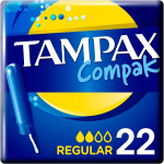 Tampax Compak Regular tampoonid, 22 tk