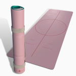 V&otilde;imlemismatt joogale ja fitnessile Xxl Punima 183 x 68 cm Roosa ja roheline