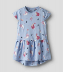 Name It laste kleit 13215107*07, helesinine/roosa