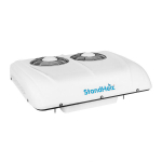 StandHeiz 24V 3000W kompressoriga seisukliimaseade veoautodele, matkaautodele, traktoritele, 2 ventilaatorit, R134a