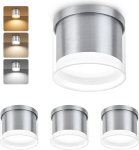 Led pinnaga prožektor 90x86mm, 7w, 3cct, alumiiniumist korpus
