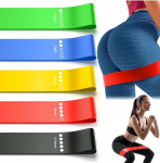 Takistuskummide treening, lintide komplekt, fitness, crossfit, tugevad, 5 tk