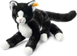 Steiff Mimmi rippuv kass (must/valge)