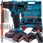 Akutrell-kruvikeeraja Meister 24v 2 akuga + otsikud ja puurid