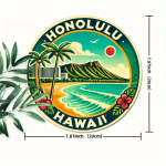 Honolulu Havai Seina Kunst