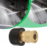 Create idea 1x survepesuri adapteri asendus messingist m22 isane kuni 1/4" kiir&uuml;henduspistik 5000 psi, sobib kiirvabastusvooliku &uuml;hendustele (14 mm)