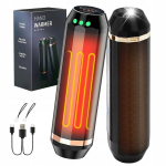 3in1 Split Magnetic k&auml;esoojendaja Usb 3 temperatuuri režiimiga, taskulambi ja akupangaga