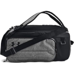 Spordikott UNDER ARMOUR Contain Duo SM BP Duffle - Hall/Must/Valge - 40L - Fitnessi ja mitme spordiala jaoks
