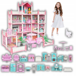 Suur nukumaja villa printsessi palee kujukesed m&ouml;&ouml;bel lastele