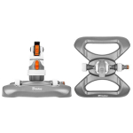 Kastmispihusti alusega Bradas WHITE LINE, 4 funktsiooni