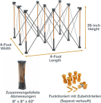 Bora Centipede Ct9 kaasaskantav t&ouml;&ouml;laud 1,2 x 1,2 x 91,4 cm 9 toega koos kandmisrihmaga 1,2 x 1,2 x 91,4 cm