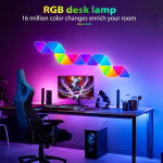 Led m&auml;ngude seinavalgusti, 3 tk rgb nutikad led paneelid kolmnurgad rgbic paneel m&auml;ngude kaunistamise seinavalgusti muusika s&uuml;nkroonimise kaunistamise seinavalgustus m&auml;nguritoa kaunistamiseks modulaarne lamp m&auml;ngude seadistamiseks otse