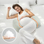 W-kujuline magamis- ja imetamispadi tulevastele emadele &ndash; reguleeritav (775 x 410 x 150 mm)