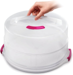 Metaltex reguleeritava k&otilde;rgusega tordikonteiner, pol&uuml;prop&uuml;leen, valge/l&auml;bipaistev, l&auml;bim&otilde;&otilde;t 30 cm, reguleeritav k&otilde;rgus 8 ja 15 cm