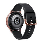 Must silikoonist rihm Rose Gold pandlaga Samsung Galaxy Watch Active 2 jaoks