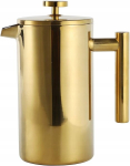 Kuldne kolb-kohvi ja teepress French Press nagu termosed 1l Pro
