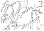 Bmw E39 5 Ablaufrohr Links Originaal 41118165633