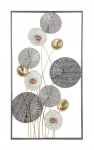 Dekoratiivne 3d metallpaneel mitmev&auml;rviline 50x6x90,5 cm