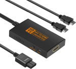 Aifhdauf N64 Hdmi-muundur koos Hdmi-kaabliga, N64 Hdmi-adapter, &uuml;hildub Nintendo 64 / Game Cube / Snes-iga