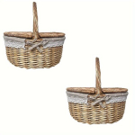 Punutud korv v&auml;ike, Su dangteliu Model 2 Pack