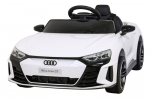&Uuml;hekohaline laste elektriauto Audi RS E-Tron GT, valge