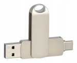 USB pulk Reklaam metallist logoga pendrive Pdm-1 Otg-c graveeritud 32gb Usb 3.0 10 tk