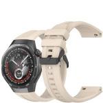 BestAccessories, silikoonist rihm H. Watch GT 5 Pro 46 mm kellale, beeži v&auml;rvi