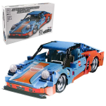 Kokkupandud mudel Kbox Porsche 911 Gulf 10231, 538-osaline, tagasit&otilde;mmatav, sinine