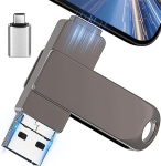 USB pulk Usb m&auml;lupulk 512 gb 3-in-1 usb-c adapteriga, v&auml;line m&auml;lupulk telefonile, androidile, tahvelarvutile, pc-le ja s&uuml;learvutile - kiire andmete ja fotode varundamine, &uuml;hildub ios-i ja androidiga, (must)