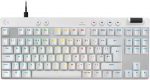 Logitech G Pro X Tkl Galvatron M&auml;nguriklaviatuur, &Uuml;limobiilne disain ilma numpadita, Lightsync Rgb, Pbt klahvikatted, Azerty Fr - Valge