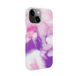 Evelatus iPhone 15 Plus Premium Silikoonkesta Prinditud Disain Lilla