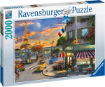 Ravensburger Pusle 16716 Romantiline &otilde;htutund Pariisis 2000 t&uuml;kki Pusle t&auml;iskasvanutele ja lastele alates 14. eluaastast