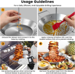 Pipihome vertikaalne kebabivarras, vertikaalne grillivarras, kebabivarras, vertikaalne grillvarras, bbq alus, roostevabast terasest vertikaalne grillrest, lihale, 2 harja ja 3 eemaldatava vardasuurusega
