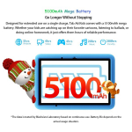 Blackview Tab A6 Kids Android 14 10,1" HD+, 12 GB + 128 GB / SD 1 TB 5100 mAh Educativa, vanemlik juhtimine &ndash; Azul