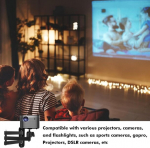 Projektori kinnitus, reguleeritav projektori kinnitus, projektori alus, projektori kinnitus, seinale paigaldatav projektor, metallist projektori alus 1/4 tollise kruviliidesega kodukino m&auml;ngutoa kontorisse