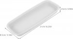 Cabilock 3 lillepoti alustassi komplekt, ruudukujulised &uuml;mmargused lillepotid, plastist lillekastid, lillekausid (ruut 21 x 8,5 cm)