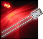 World-trading-net - 25x Led 5 mm veekindel l&auml;bipaistev l&auml;&auml;ts n&otilde;gus - punased Ledid, valgusdiood, juhtmega, dioodvalgus, komponendina