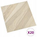 Isekleepuvad vin&uuml;&uuml;lp&otilde;randapaneelid, 20 tk, pvc, 1,8 m&sup2;