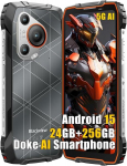 Telefon 5G BLACKVIEW BL7000 8/512GB 6.78" vastupidav nutitelefon Android 15 7500mAh 50MP+32MP Dual SIM GPS NFC Oranž