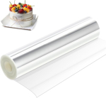 Koogi serva foolium 20 cm k&otilde;rge, l&auml;bipaistev koogi foolium, atsetaatkile, korduvkasutatav, k&otilde;rge koogivormi foolium kookidele, &scaron;okolaadile, mousse'ile, tortidele, magustoidur&otilde;ngastele