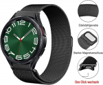 Magnetiline k&auml;ev&otilde;ru Samsung Galaxy Watch 6 5 4 7 rihmale 40 mm 44 Mm/galaxy Watch 6 Classic 47 mm 43 Mm/watches 4 Classic 46 mm 42 mm/5 Pro 45 mm Rihmale/fe, &uuml;he kl&otilde;psuga Milanese roostevaba teras