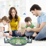 Hocadon mini lauatennis interaktiivne lauatennise m&auml;ng, mini lauatennis, mini jalgpallim&auml;ng lastele 2 m&auml;ngijale 10 mini jalgpalliga, 38 x 18 x 7 cm