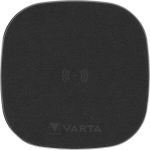 Varta wireless charger pro, juhtmevaba laadija, qi-&uuml;hilduv laadimisjaam &uuml;likiireks laadimiseks, sisaldab usb c laadimiskaablit, t&ouml;&ouml;tab ka kaitse&uuml;mbrisega