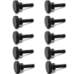10 tk. M6 x 30 mm needikruvid, must