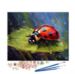 PAINTPLUS Maali numbrite j&auml;rgi, 40 x 50 cm, lepatriinu